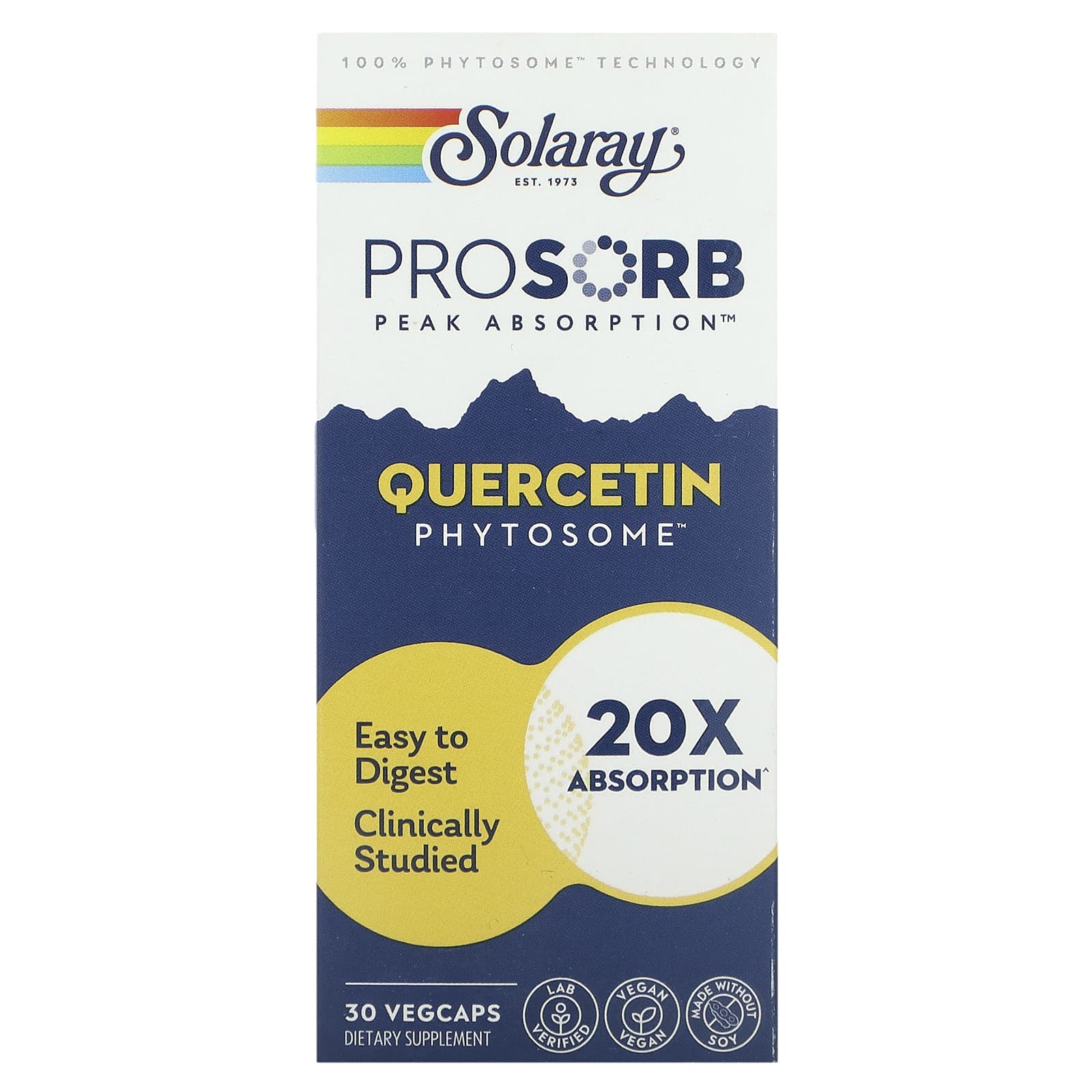 Quercetin Phytosome, 250Mg, 30 Veggie Caps 
Quercetin Phytosome, 250Mg, 30 Veggie Caps