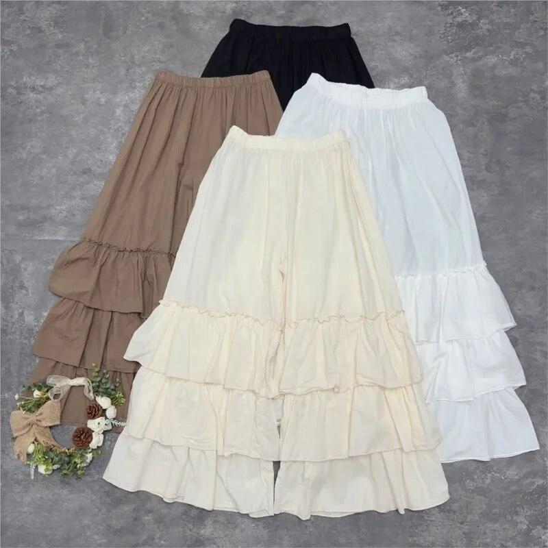 Johnature, японские весенне-летние женские укороченные брюки с кружевной строчкой, повседневные свободные хлопковые брюки Mori, однотонные базовые брюки
Johnature, японские весенне-летние женские укороченные брюки с кружевной строчкой, повседневные свободные хлопковые брюки Mori, однотонные базовые брюки