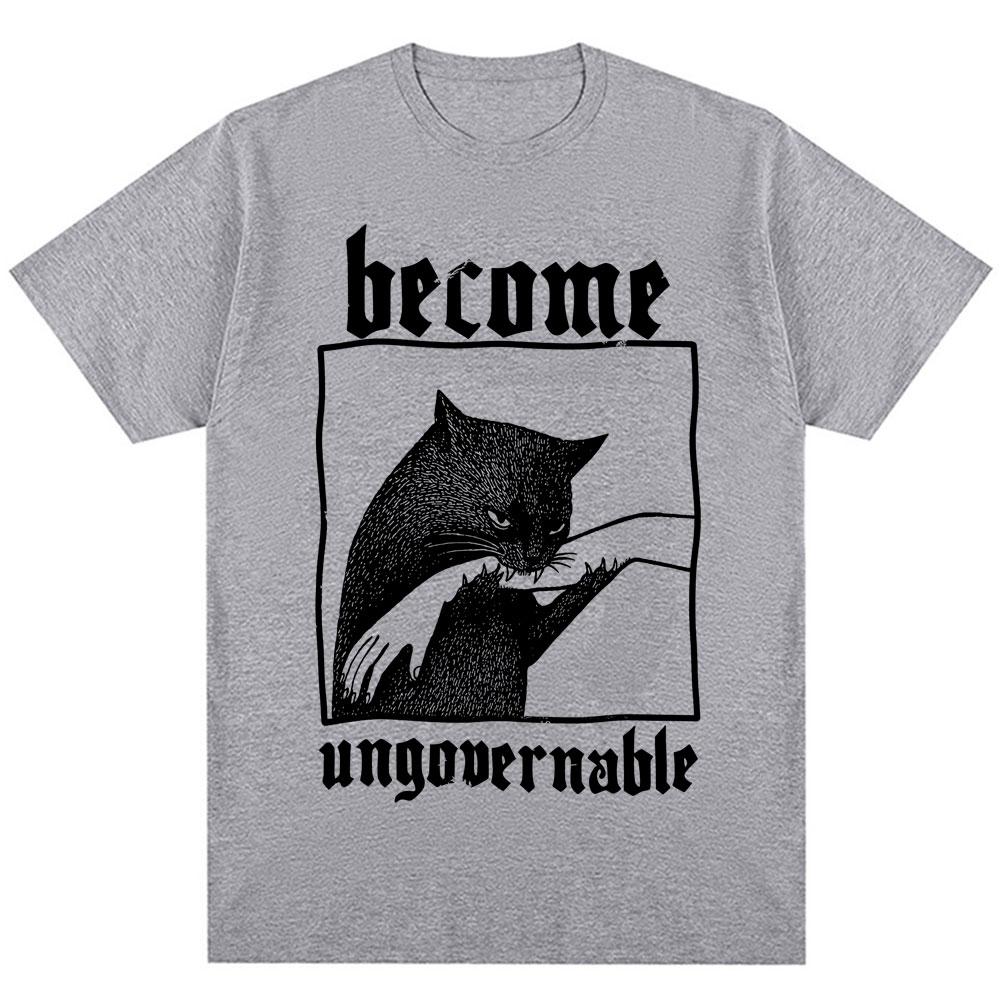Funny Become Ungovernable Cat Biting Hand Meme T Shirt Unisex Women Vintage Humor Short Sleeve Oversized Cotton Casual Tee Shirts S
Funny Become Ungovernable Cat Biting Hand Meme T Shirt Unisex Women Vintage Humor Short Sleeve Oversized Cotton Casual Tee Shirts S