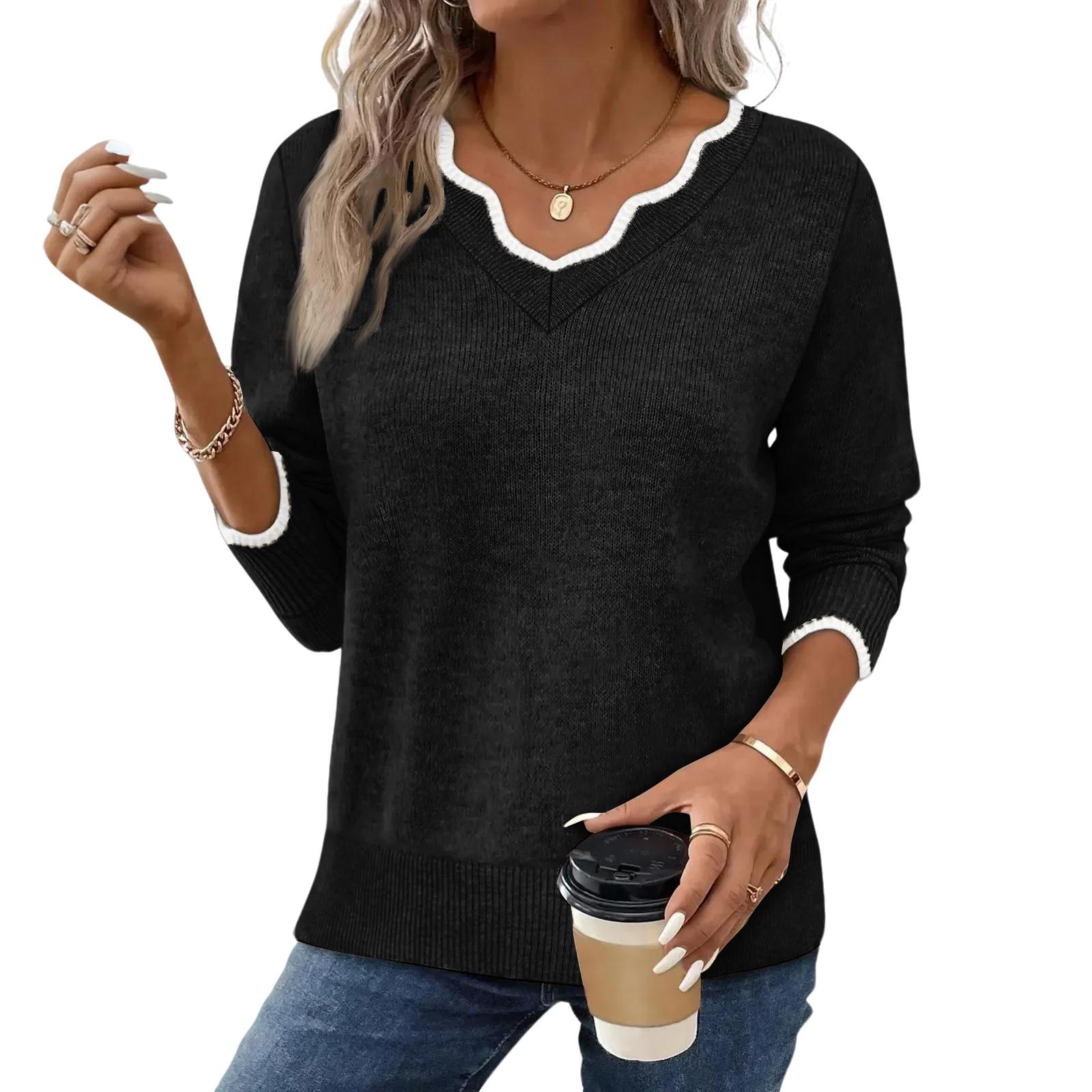 Women s Casual French Petal Collar Oversized Chocolate Brown Fall Collection Long-Sleeve Top L
Women s Casual French Petal Collar Oversized Chocolate Brown Fall Collection Long-Sleeve Top L