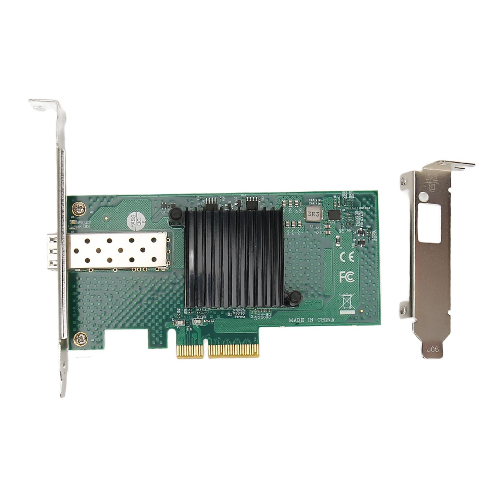 PCIe Network Card 10000Mbps PCI Express X4 5.0GTs SFP LC Optical Fiber Gigabit Server Adapter for
PCIe Network Card 10000Mbps PCI Express X4 5.0GTs SFP LC Optical Fiber Gigabit Server Adapter for