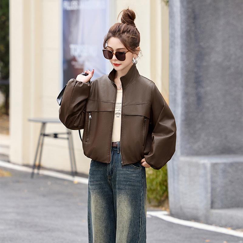 Women s High-End Short Leather Jacket - Spring 2025 Collection, Small Size, Versatile Stand Collar. Item Code: Z88790. M for 90-120 jin
Women s High-End Short Leather Jacket - Spring 2025 Collection, Small Size, Versatile Stand Collar. Item Code: Z88790. M for 90-120 jin