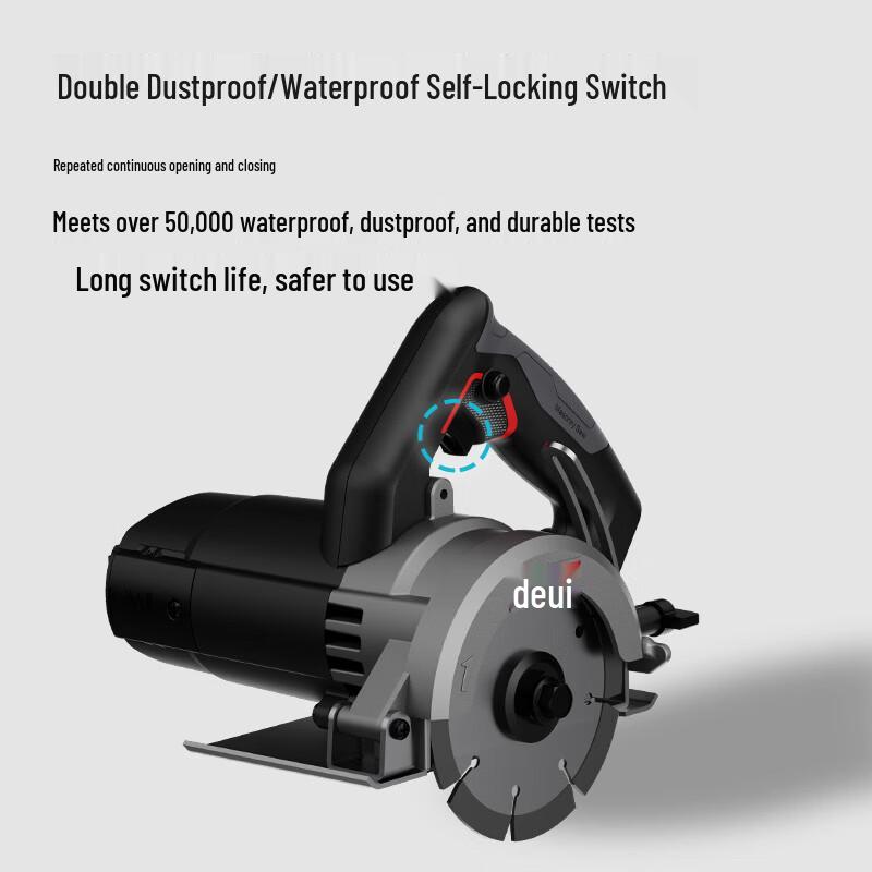 Deli 1400W Industrial Grade Electric Cutting Machine CN plug (adapter included)
Deli 1400W Industrial Grade Electric Cutting Machine CN plug (adapter included)