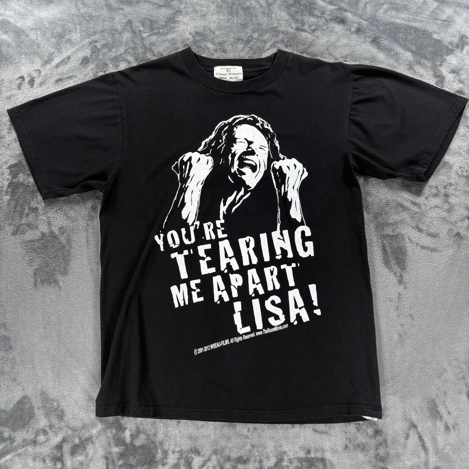 The Room (2003 Movie) “You’re Tearing Me Apart Lisa!” Black Shirt L Wiseau Film L
The Room (2003 Movie) “You’re Tearing Me Apart Lisa!” Black Shirt L Wiseau Film L