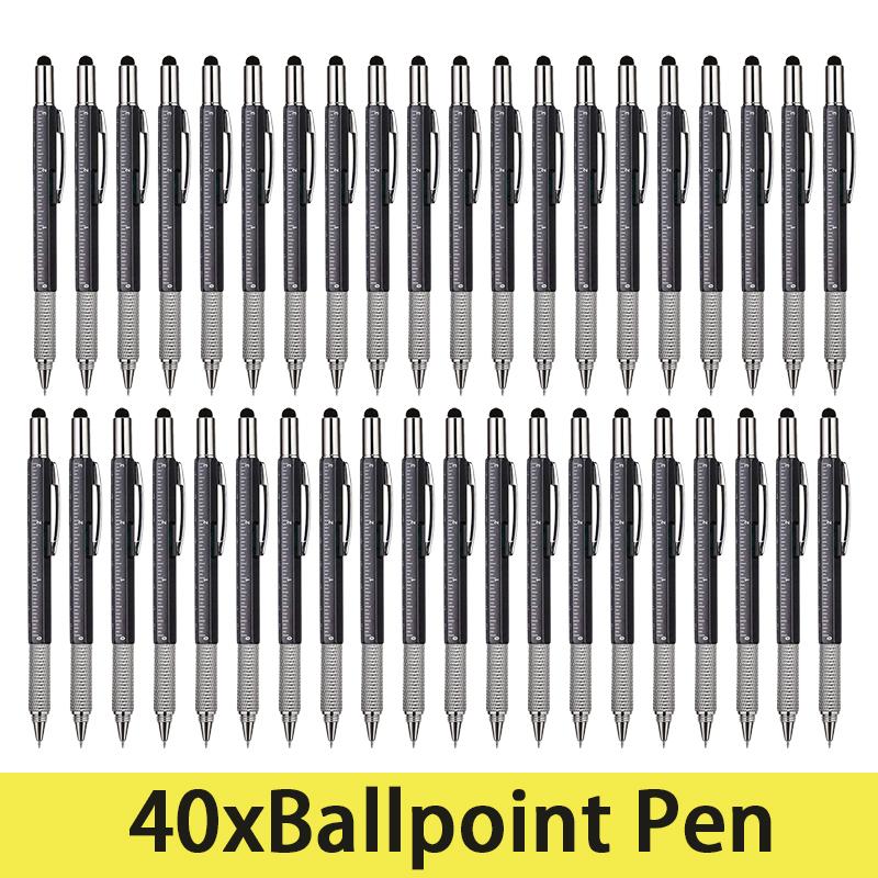 40 шт. 6 в 1 инструмент шариковая ручка отвертка линейка спиртовой уровень многофункциональный алюминиевый стилус для сенсорного экрана серый
40 шт. 6 в 1 инструмент шариковая ручка отвертка линейка спиртовой уровень многофункциональный алюминиевый стилус для сенсорного экрана серый