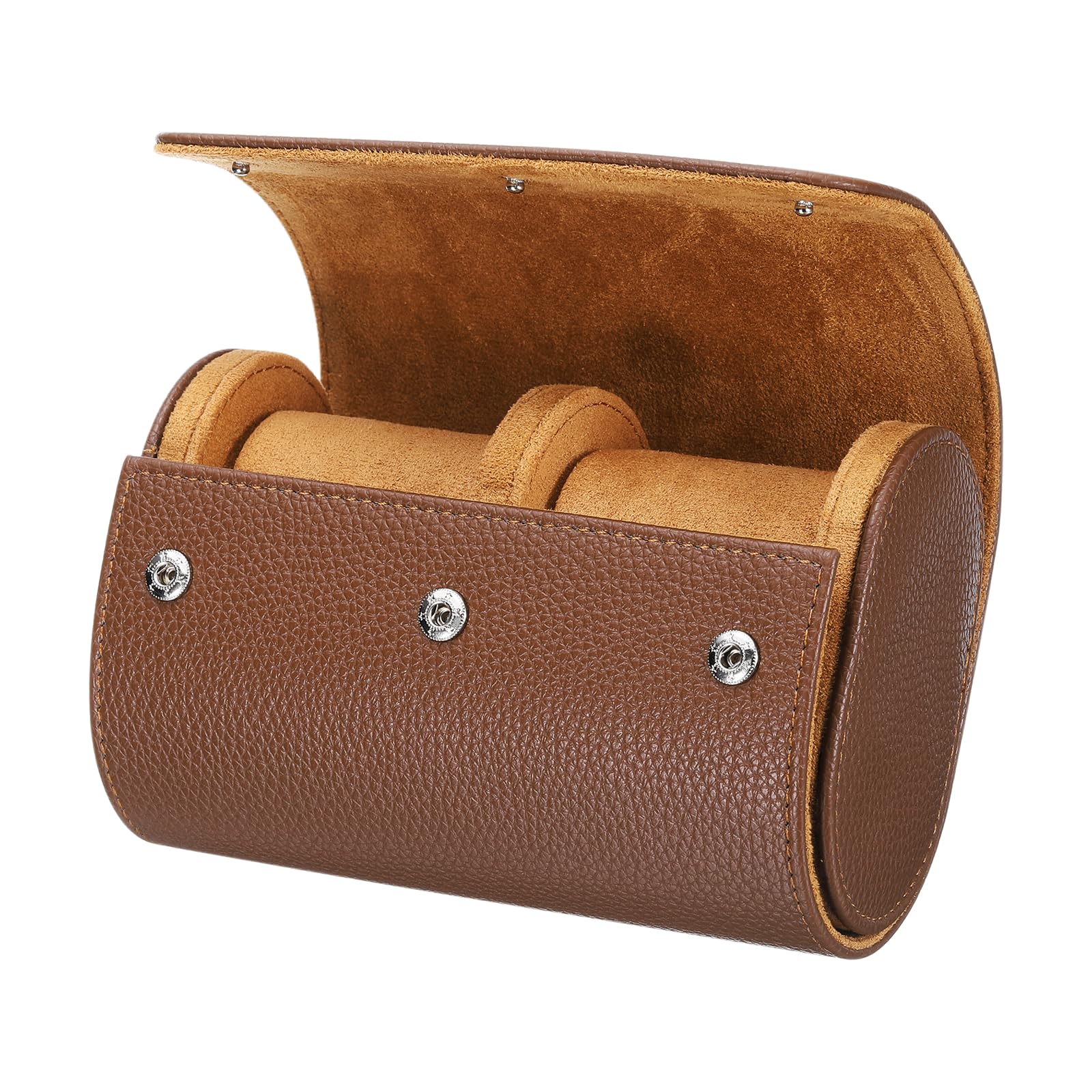 uxcell Portable Leather Watch Case for Men and Women, 2 Slots, Travel Watch Roll Travel Case with Removable Pillow, for Travel, Display, Textured
uxcell Portable Leather Watch Case for Men and Women, 2 Slots, Travel Watch Roll Travel Case with Removable Pillow, for Travel, Display, Textured