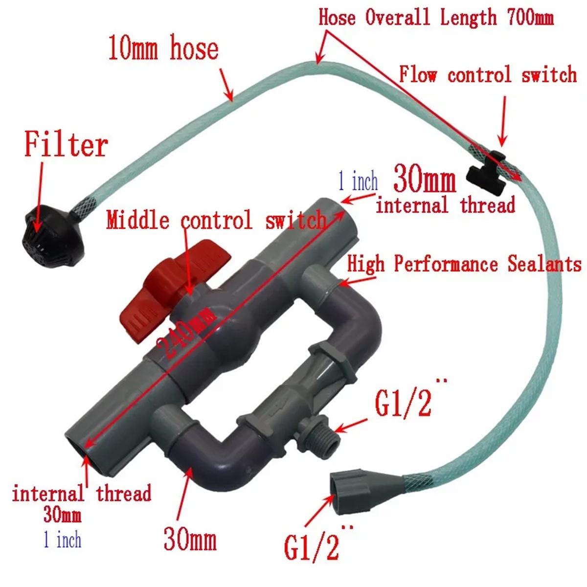 1 Set Venturi Fertilization System PVC Plastic Fertilizer Absorber Greenhouse Fruit Tree Drip Irrigation Fertilizer Applicator
1 Set Venturi Fertilization System PVC Plastic Fertilizer Absorber Greenhouse Fruit Tree Drip Irrigation Fertilizer Applicator