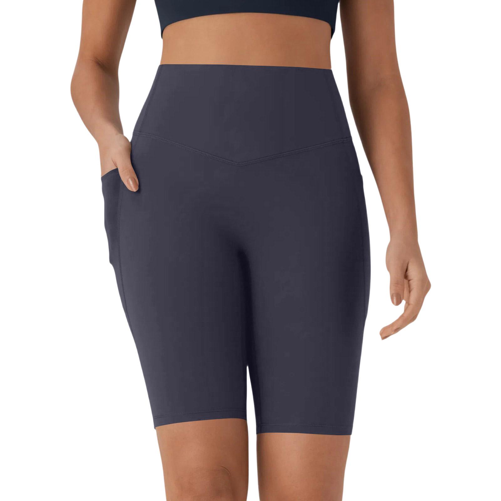 Women s High-waisted Color Yoga Shorts With Side Pockets S
Women s High-waisted Color Yoga Shorts With Side Pockets S