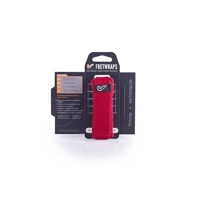 Gruv Gear groove gear FretWraps HD Fire 1 шт. (Красный, очень большой) ладовые обмотки
Gruv Gear groove gear FretWraps HD Fire 1 шт. (Красный, очень большой) ладовые обмотки