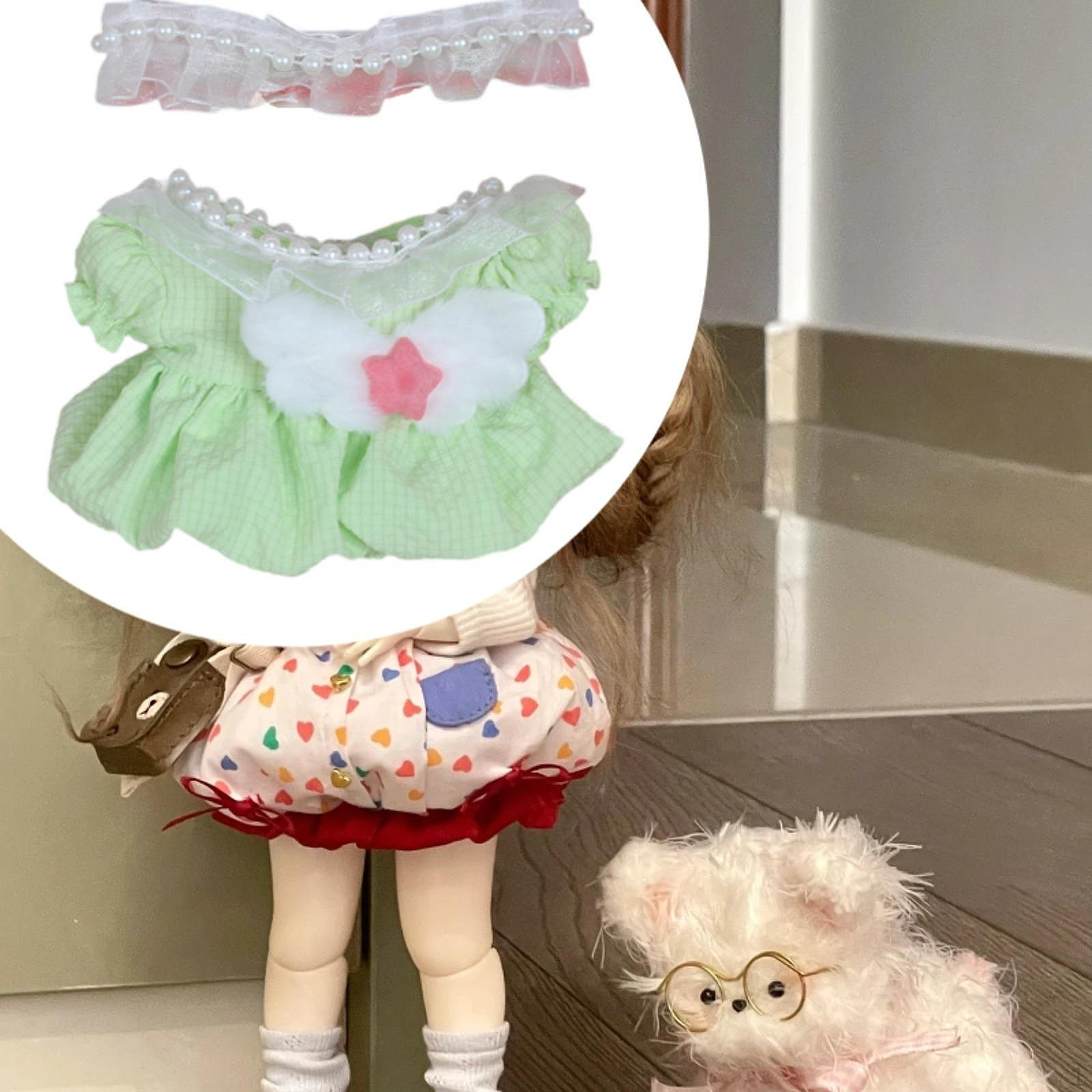 Adorable Doll Dress Set with Matching Accessories for 8-inch зелений
Adorable Doll Dress Set with Matching Accessories for 8-inch зелений
