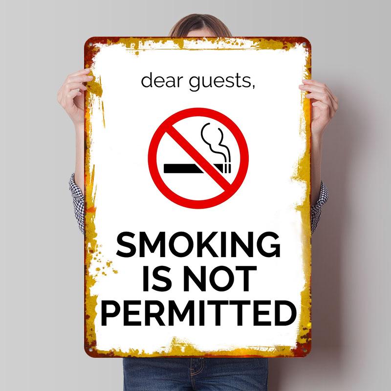 Smoking Is Not PERMITTED Tin Plaque Poster Customized Wall Art Retro Vintage Metal Signs for Man Cave Garage Decorations Decor 7.9x11.8In(20x30cm)
Smoking Is Not PERMITTED Tin Plaque Poster Customized Wall Art Retro Vintage Metal Signs for Man Cave Garage Decorations Decor 7.9x11.8In(20x30cm)