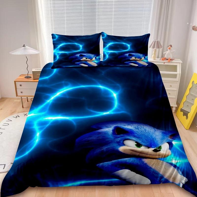 2/3pcs Duvet Cover Sonic Cartoon Cute Bedding Set Comforter Cover for Children Gifts Queen King Bedroom Decor 135x200cm
2/3pcs Duvet Cover Sonic Cartoon Cute Bedding Set Comforter Cover for Children Gifts Queen King Bedroom Decor 135x200cm