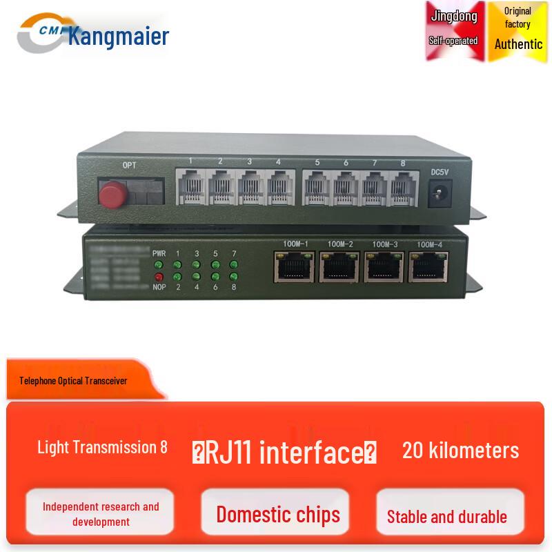 CMR 8-Channel PCM Telephone Optical Transceiver
CMR 8-Channel PCM Telephone Optical Transceiver