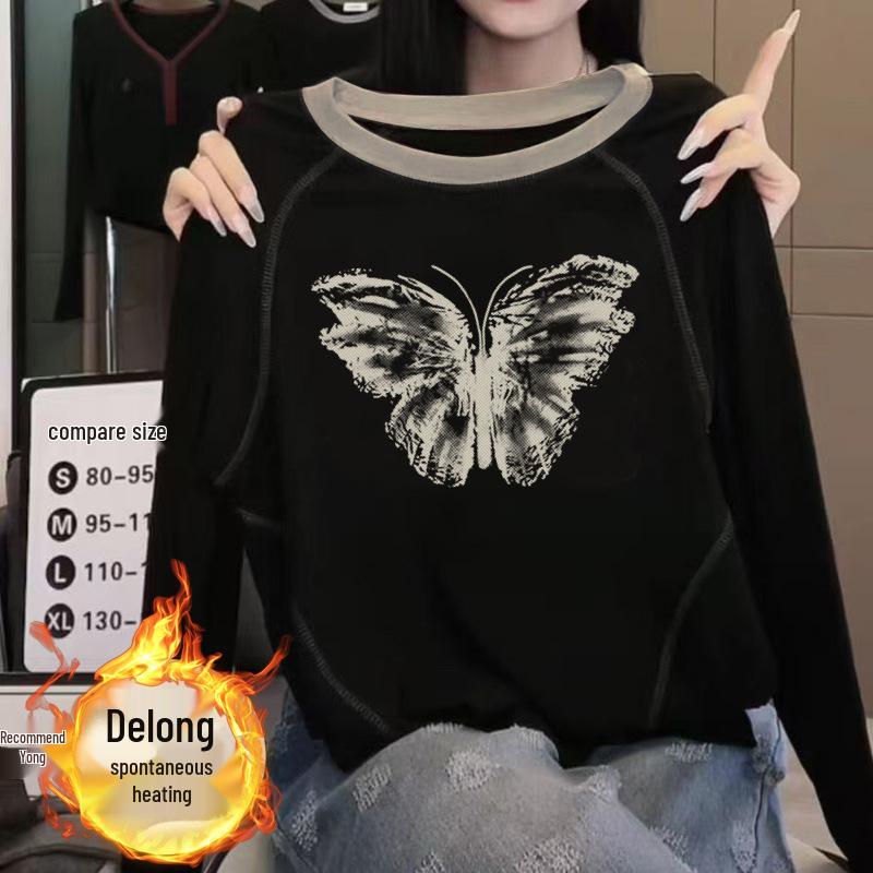 Double-Sided German Velvet Women s Long-Sleeve T-Shirt - 2024 Autumn/Winter Versatile Chic Top XL (recommended 62.5-67.5 kg)
Double-Sided German Velvet Women s Long-Sleeve T-Shirt - 2024 Autumn/Winter Versatile Chic Top XL (recommended 62.5-67.5 kg)