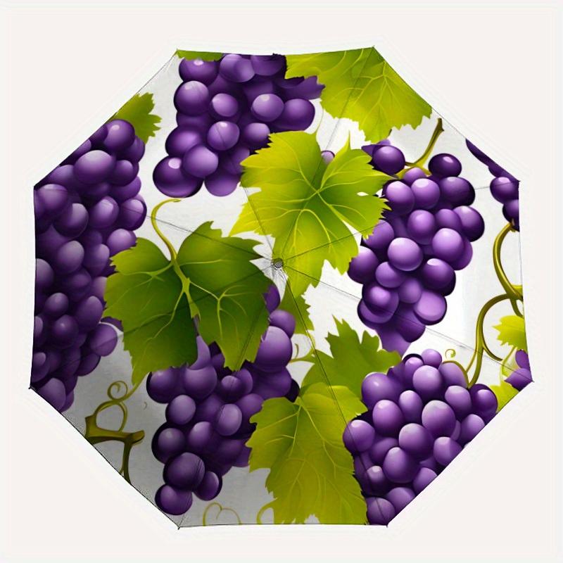 1pc Grape Vine Pattern Automatic Opening/Closing Folding Umbrella with 61 Ribs, Plastic Handle, Windproof Portable Sunshade Umbrella y250726101
1pc Grape Vine Pattern Automatic Opening/Closing Folding Umbrella with 61 Ribs, Plastic Handle, Windproof Portable Sunshade Umbrella y250726101