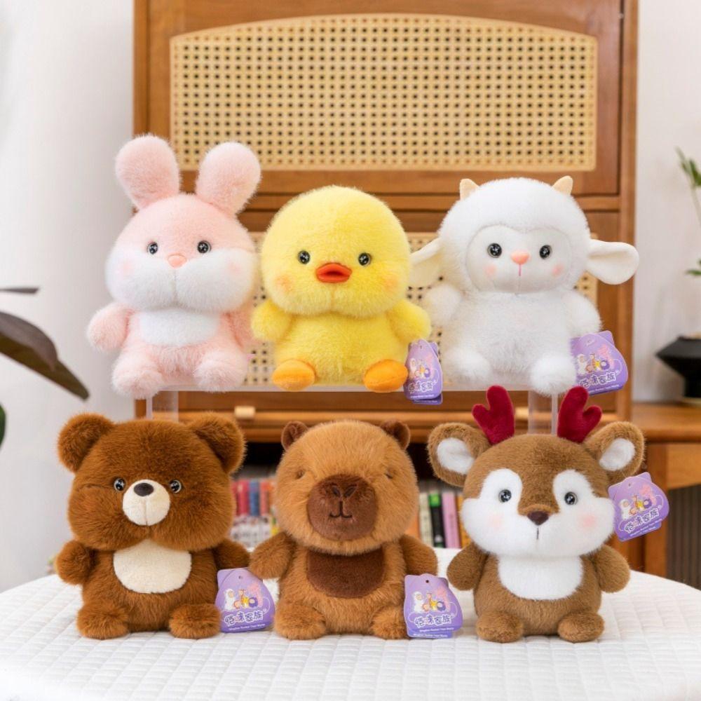 Pink Rabbit Yellow Duck Plush Doll Elk Animal Rabbit Doll Kids Birthday Christmas Brown bear
Pink Rabbit Yellow Duck Plush Doll Elk Animal Rabbit Doll Kids Birthday Christmas Brown bear