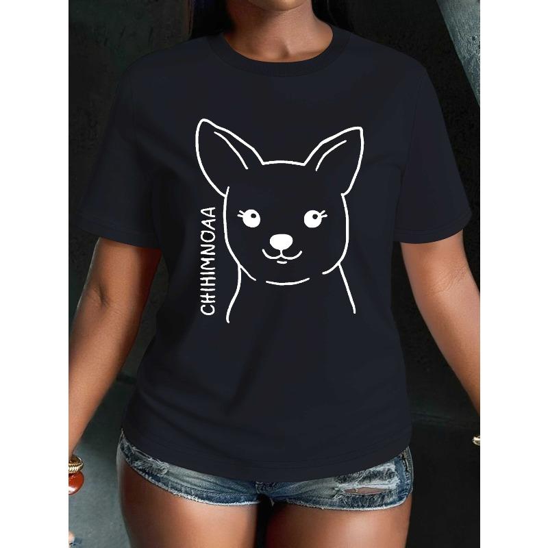 teediy Women S Chihuahua Line Art T-Shirt - Soft Pink Minimalist Chihuahua Dog Face Design, Comfort Fit Casual Short Sleeve Round Neck Tee 4XL чорний
teediy Women S Chihuahua Line Art T-Shirt - Soft Pink Minimalist Chihuahua Dog Face Design, Comfort Fit Casual Short Sleeve Round Neck Tee 4XL чорний