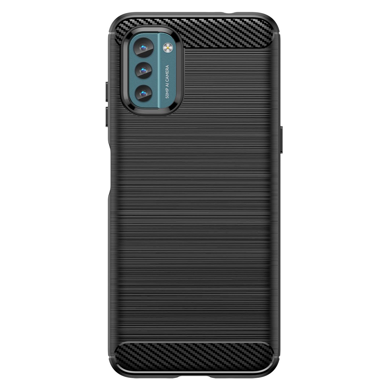 For Nokia G21/G11 Brushed Carbon Fiber Texture TPU Back Case Phone Drop-proof Cover Blue
For Nokia G21/G11 Brushed Carbon Fiber Texture TPU Back Case Phone Drop-proof Cover Blue
