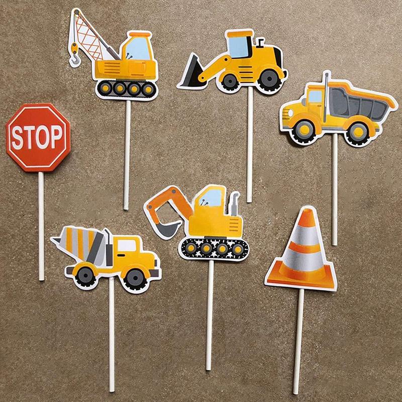 7Pcs Construction Cupcake Topper Pick Dump Truck Excavator Tractor Party Cake Toppers For Kids Birthday Baby Shower Party Decor
7Pcs Construction Cupcake Topper Pick Dump Truck Excavator Tractor Party Cake Toppers For Kids Birthday Baby Shower Party Decor