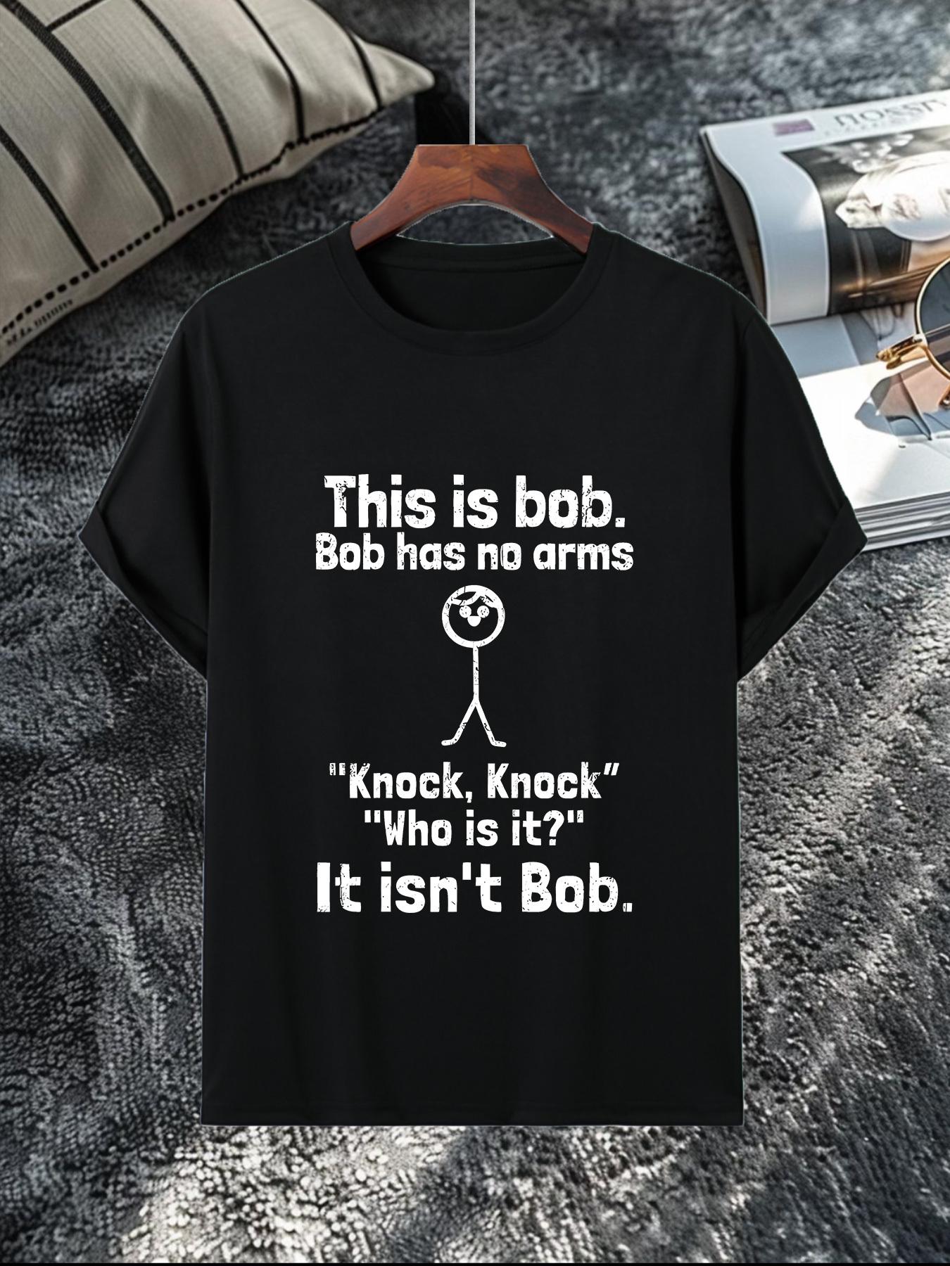 Mens humorousThis is Bobdoor opening joke pattern Tshirtbright shortsleeved casual topsuitable for daily wear and parties 4XL
Mens humorousThis is Bobdoor opening joke pattern Tshirtbright shortsleeved casual topsuitable for daily wear and parties 4XL