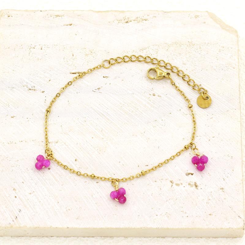 Ins Popular Freshwater Pearl Natural Stone Women S Bracelet Stainless Steel Electroplated Real Gold Rose Red Bracelet
Ins Popular Freshwater Pearl Natural Stone Women S Bracelet Stainless Steel Electroplated Real Gold Rose Red Bracelet