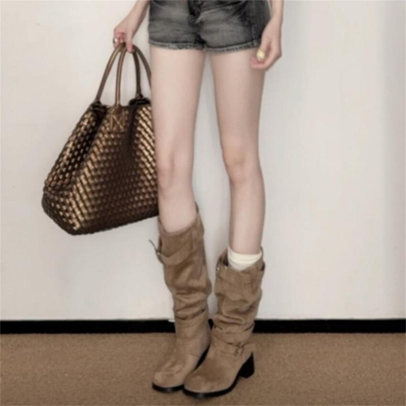 Suede Maillard Boots Long Boots Women s New Pile Boots Wasteland Coarse High Heel Knight Boots 40 хакі
Suede Maillard Boots Long Boots Women s New Pile Boots Wasteland Coarse High Heel Knight Boots 40 хакі