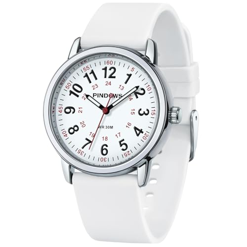 PINDOWS Women s Silicone Band Design Analog Quartz Wrist Watch for Young and Students High
PINDOWS Women s Silicone Band Design Analog Quartz Wrist Watch for Young and Students High