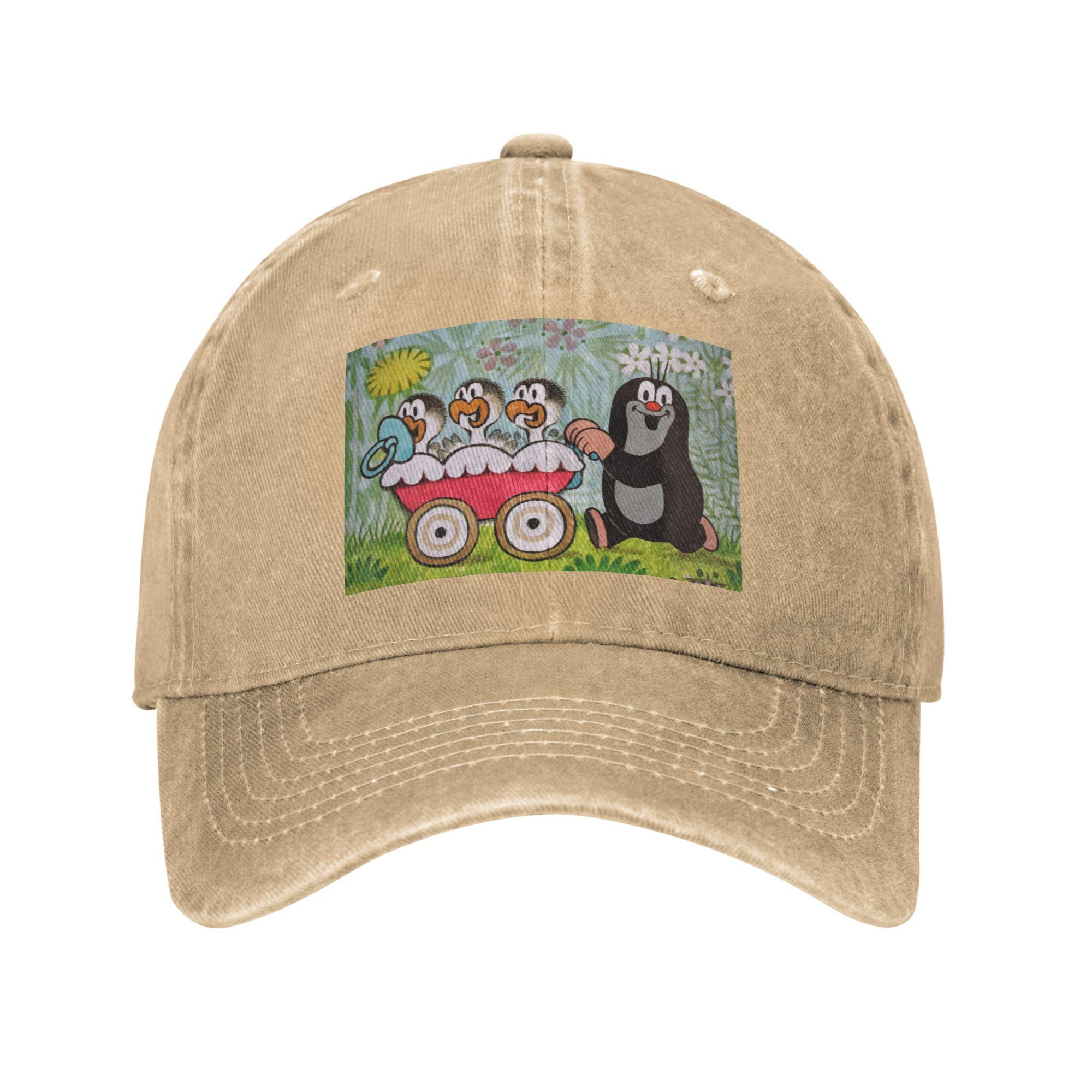 Mole Happy Krtek Washed Denim Cap Casual Baseball Caps Adjustable Hat Summer Unisex Baseball Hats One Size
Mole Happy Krtek Washed Denim Cap Casual Baseball Caps Adjustable Hat Summer Unisex Baseball Hats One Size