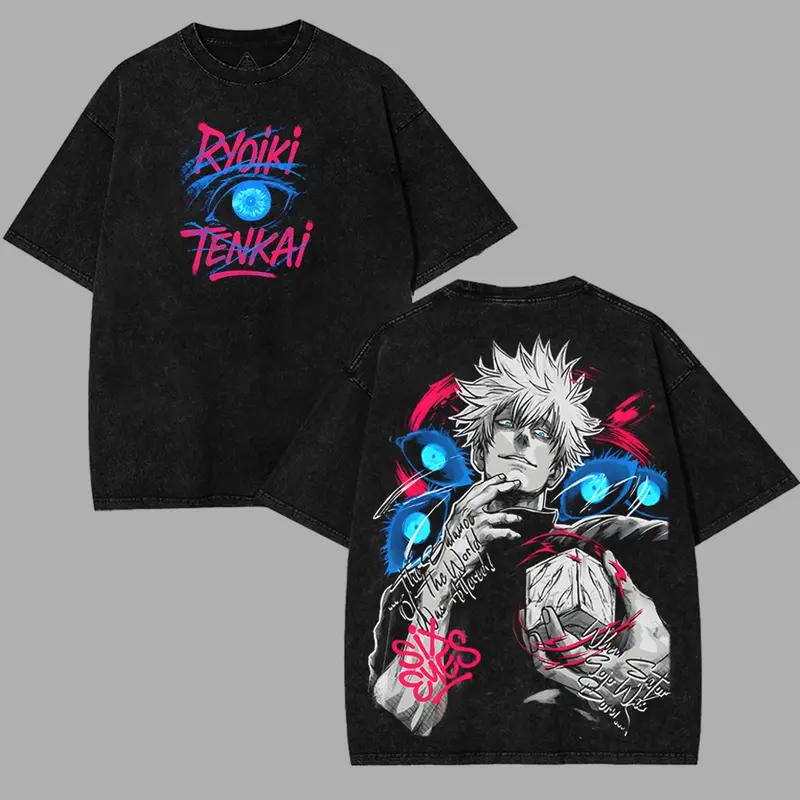 Jujutsu Kaisen Satoru Gojo Six Eyes Technique Vintage Washed Oversized Streetwear Women And Men T-Shirt XXXL
Jujutsu Kaisen Satoru Gojo Six Eyes Technique Vintage Washed Oversized Streetwear Women And Men T-Shirt XXXL