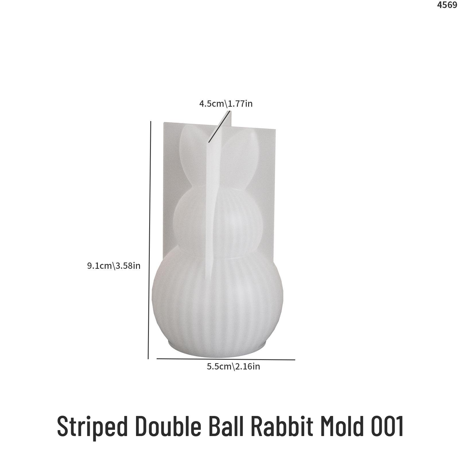 Easter Striped Egg & Diamond Pattern Rabbit Silicone Candle Mold
Easter Striped Egg & Diamond Pattern Rabbit Silicone Candle Mold