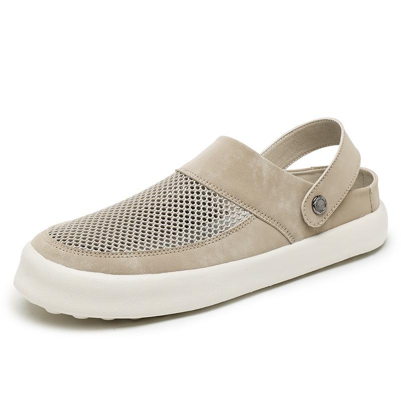 2025 summer new Korean version fashion bag head cover foot flat bottom fashion casual large size breathable mesh sandals men 44 хакі
2025 summer new Korean version fashion bag head cover foot flat bottom fashion casual large size breathable mesh sandals men 44 хакі