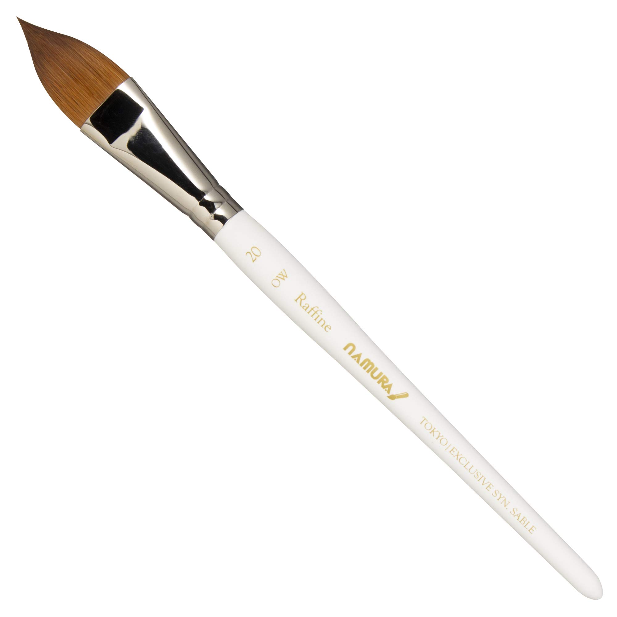 Namurataiseidou Raffine Watercolor Brush, No. 20, OW (Oval Wash)
Namurataiseidou Raffine Watercolor Brush, No. 20, OW (Oval Wash)