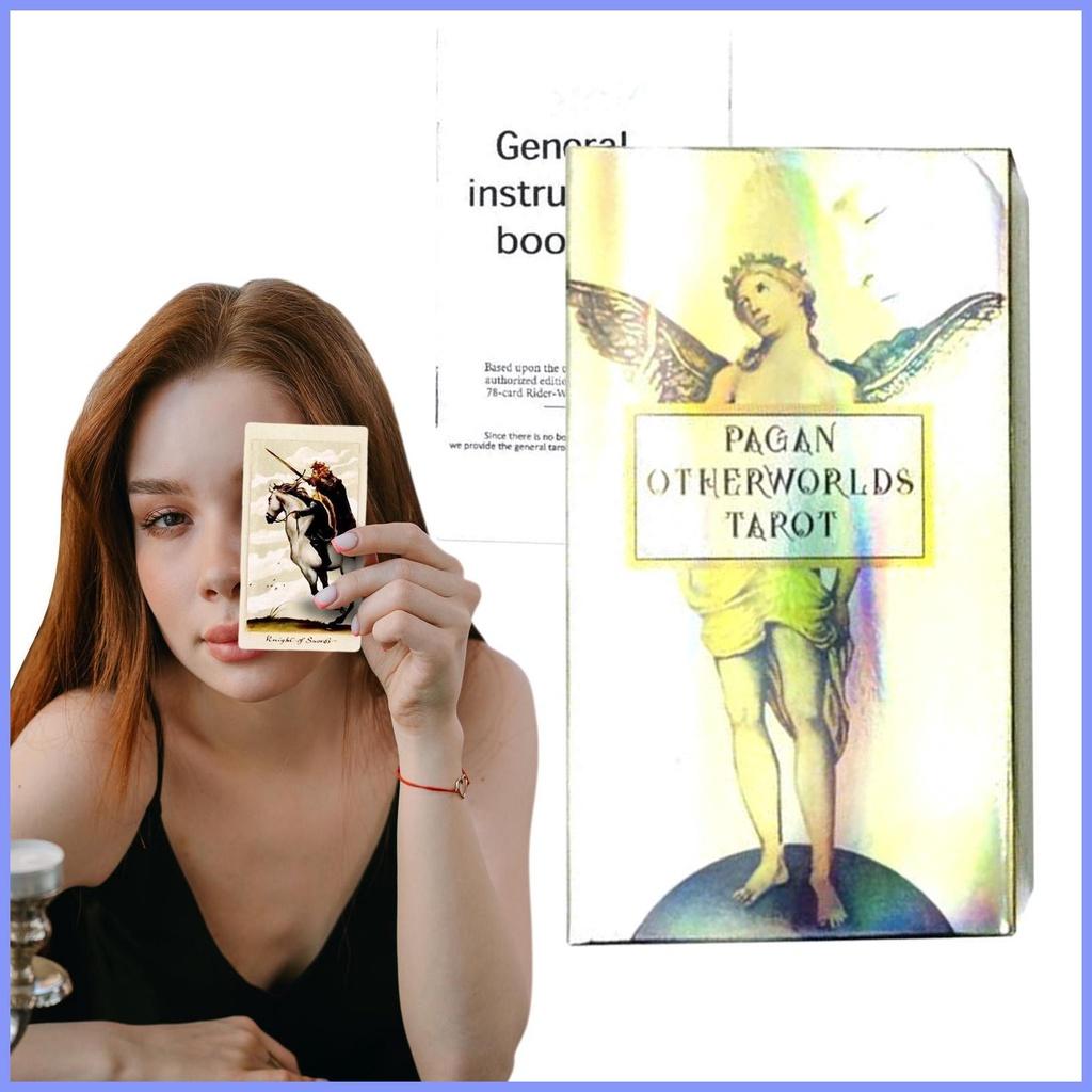 Карты Таро для начинающих, языческие потусторонние миры, винтажный набор игровых карт Таро, говорящий о будущем, с красочной коробкой для нотами
Карты Таро для начинающих, языческие потусторонние миры, винтажный набор игровых карт Таро, говорящий о будущем, с красочной коробкой для нотами