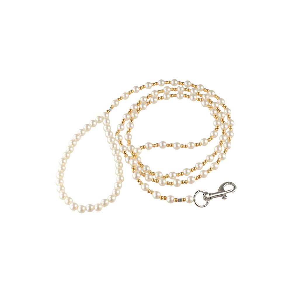 120cm Pearls Dog Harness Leash Imitation Pearls Luxury Beaded Dog Leash Elegant Alloy Hook Pet Training Lead Leashes Jogging
120cm Pearls Dog Harness Leash Imitation Pearls Luxury Beaded Dog Leash Elegant Alloy Hook Pet Training Lead Leashes Jogging