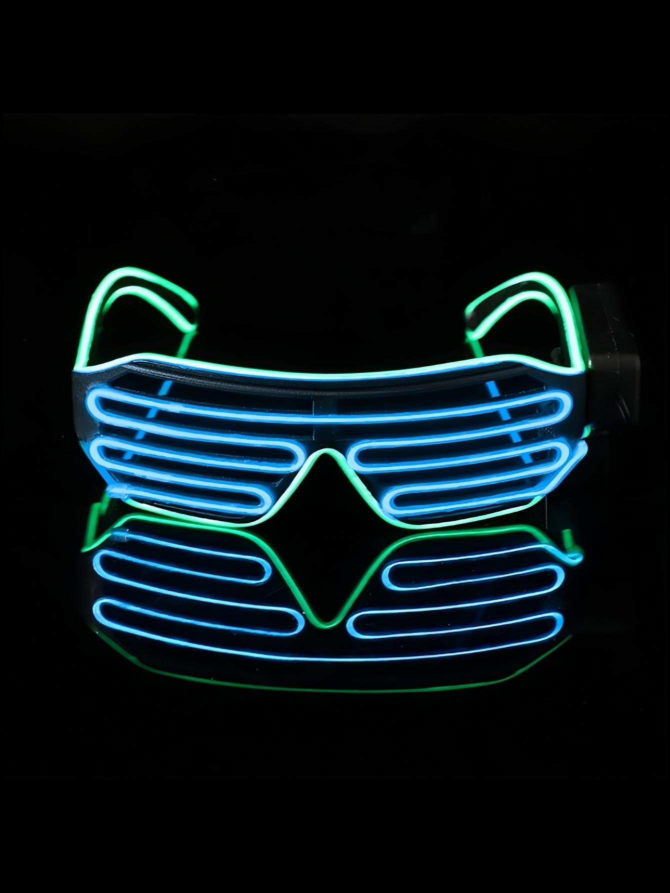 LED luminous glasses bar disco blinds atmosphere props party Cyberpunk sci-fi technology EL glasses glow (without batteries) чорний
LED luminous glasses bar disco blinds atmosphere props party Cyberpunk sci-fi technology EL glasses glow (without batteries) чорний