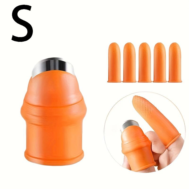 1 Set Thumb Knife Set with 5 Finger Cots for Picking Peppercorns, Beans, Strawberries & Vegetable Cutting
1 Set Thumb Knife Set with 5 Finger Cots for Picking Peppercorns, Beans, Strawberries & Vegetable Cutting