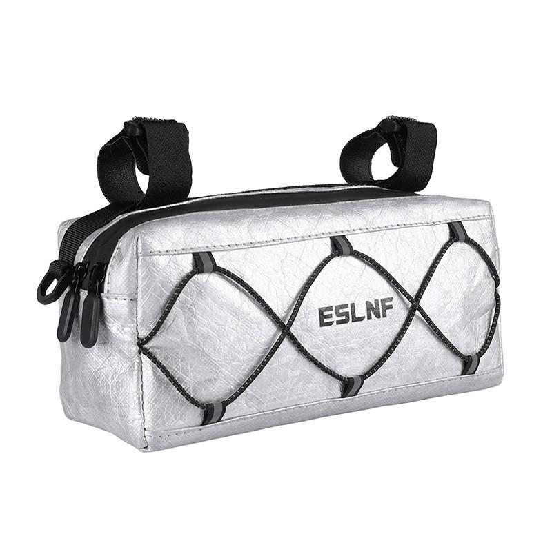 Recycle Paper Bike Handlebar Bag Front Frame Bag Insulation Cycling Pouch with Removable Shoulder Strap серебряный
Recycle Paper Bike Handlebar Bag Front Frame Bag Insulation Cycling Pouch with Removable Shoulder Strap серебряный