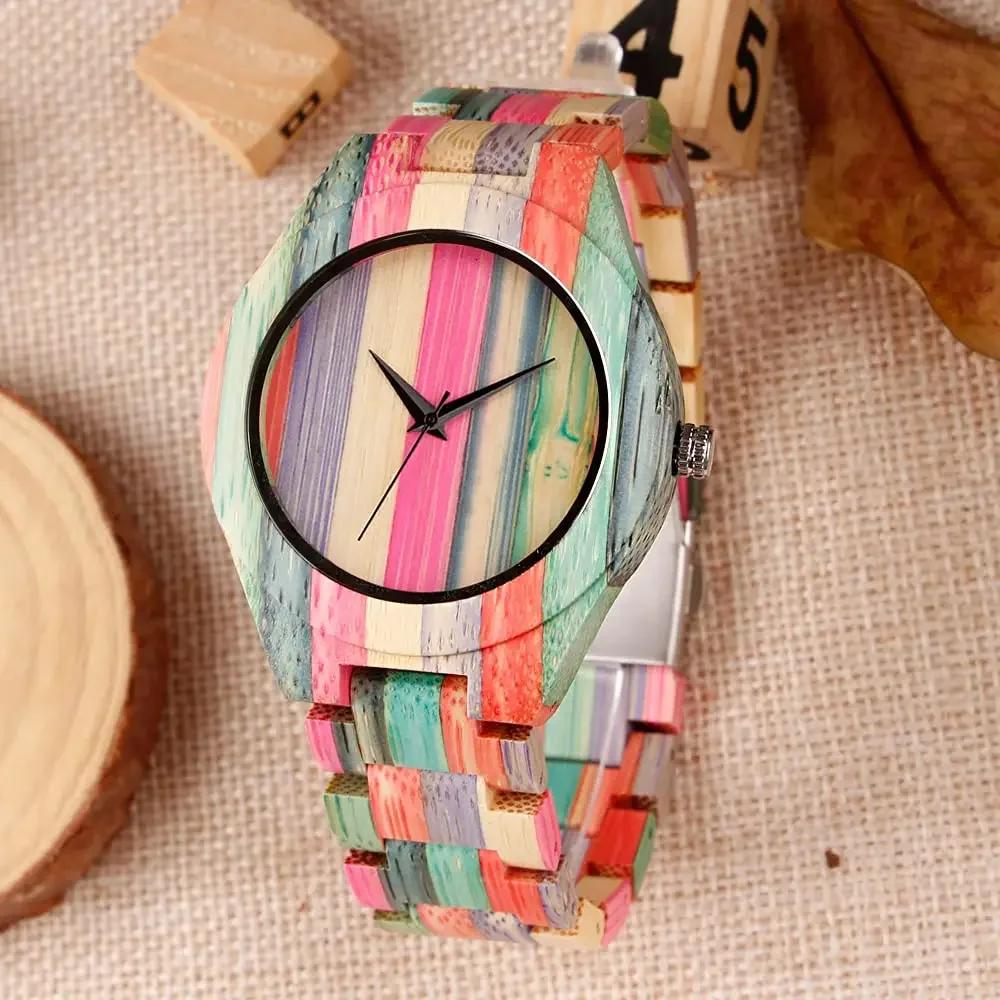 Minimalist Design Style Colorful Wooden Disc Men s Watch Luxury Fashion Women Accessory Folding Buckle Watch Reloj De Madera
Minimalist Design Style Colorful Wooden Disc Men s Watch Luxury Fashion Women Accessory Folding Buckle Watch Reloj De Madera