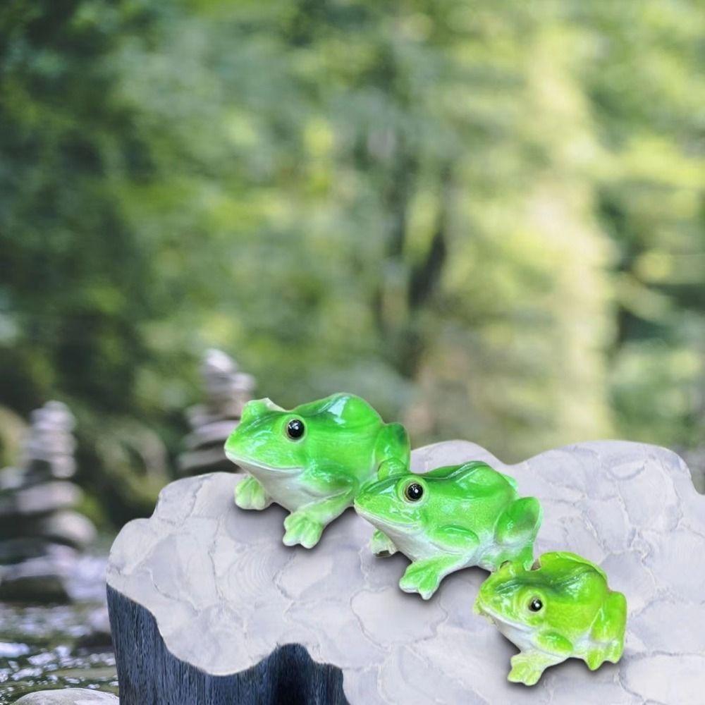 Cartoon Frogs Miniature Figurines Resin Crafts Animal Statue Micro-landscape Accessories Style 1
Cartoon Frogs Miniature Figurines Resin Crafts Animal Statue Micro-landscape Accessories Style 1