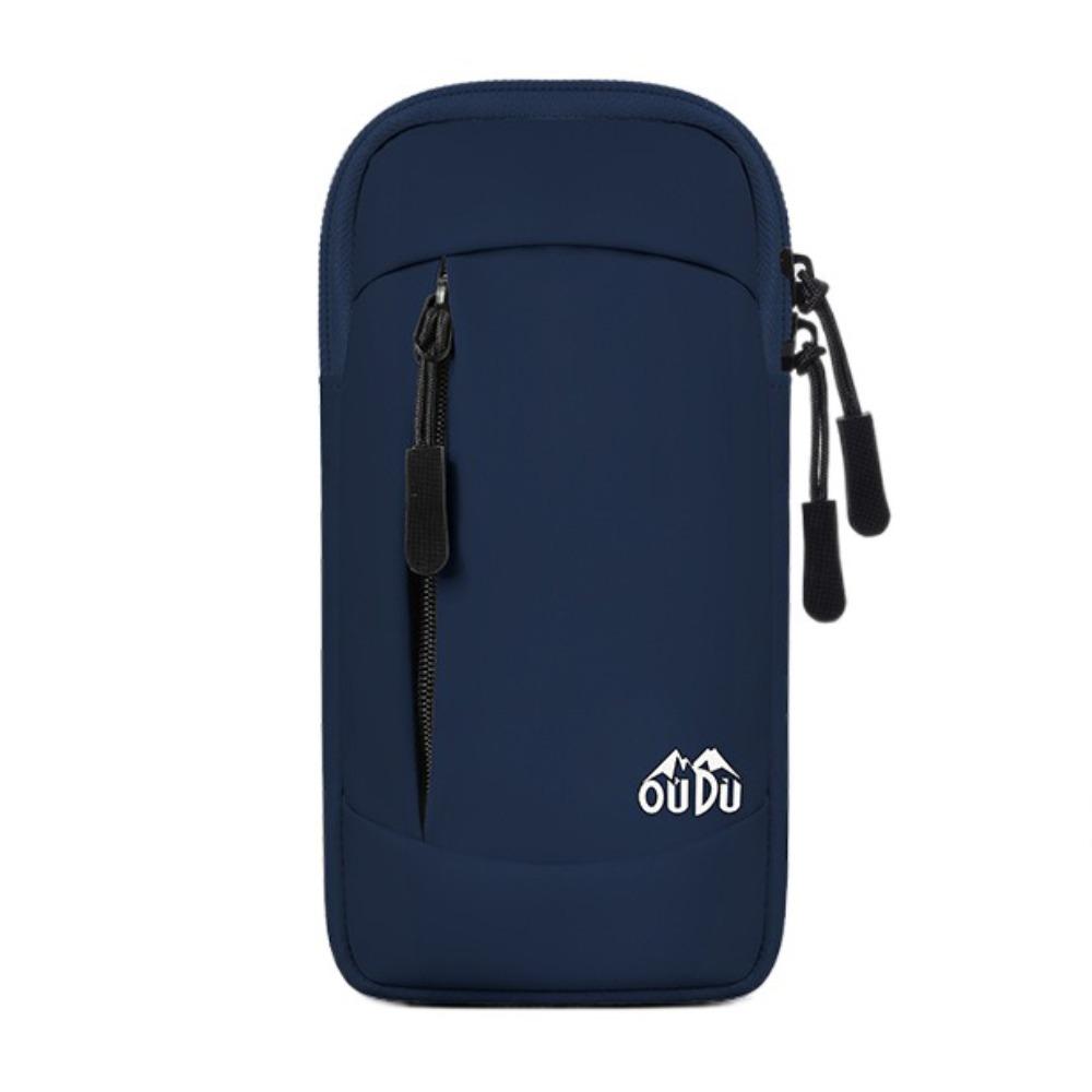 Спортивная сумка на руку для телефона большой вместимости, плечевой ремень, повязка на руку, спортивная сумка для телефона, для тренажерного зала, йоги, велоспорта blue style 1