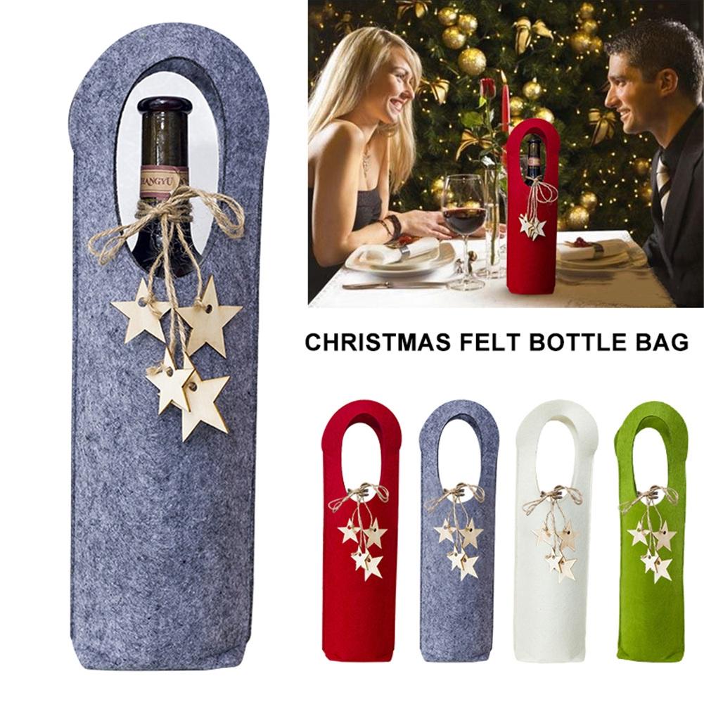 Christmas Red Wine Bottle Cover Star Pendant Felt Christmas Wine Cover Red Wine Gift Felt Bag червоний
Christmas Red Wine Bottle Cover Star Pendant Felt Christmas Wine Cover Red Wine Gift Felt Bag червоний