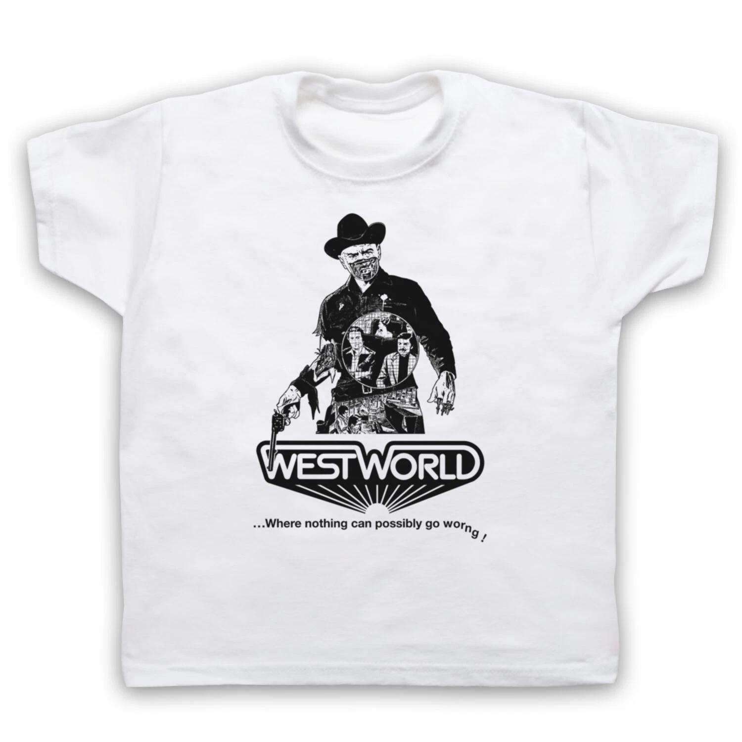 WESTWORLD WHERE NOTHING CAN GO WRONG SCI FI WESTERN KIDS CHILDS T-shirt 130
WESTWORLD WHERE NOTHING CAN GO WRONG SCI FI WESTERN KIDS CHILDS T-shirt 130