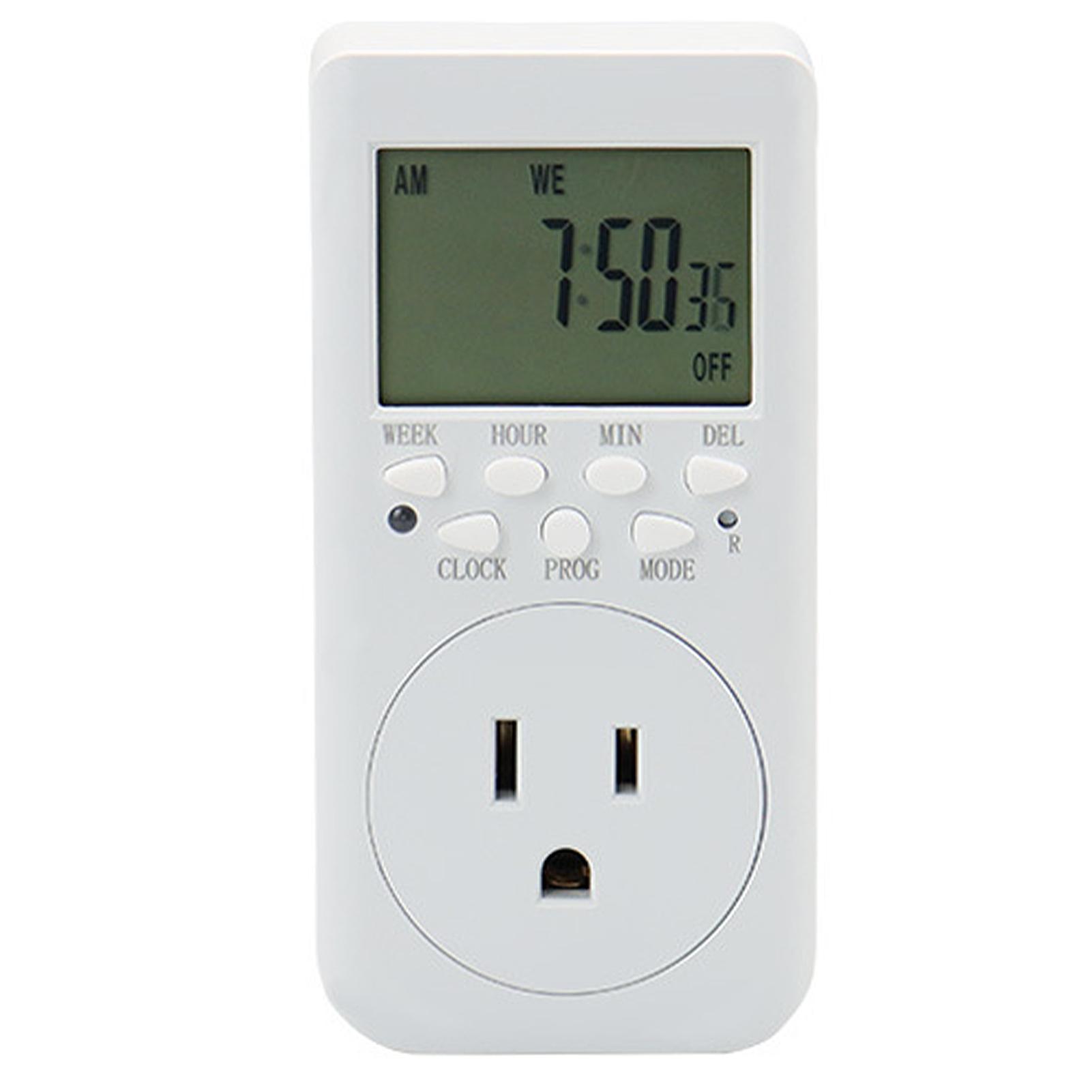 Timer Outlet Electric 24 Hour Indoor Plug in Outlet Timer Programmable Light Timer Switch US
Timer Outlet Electric 24 Hour Indoor Plug in Outlet Timer Programmable Light Timer Switch US