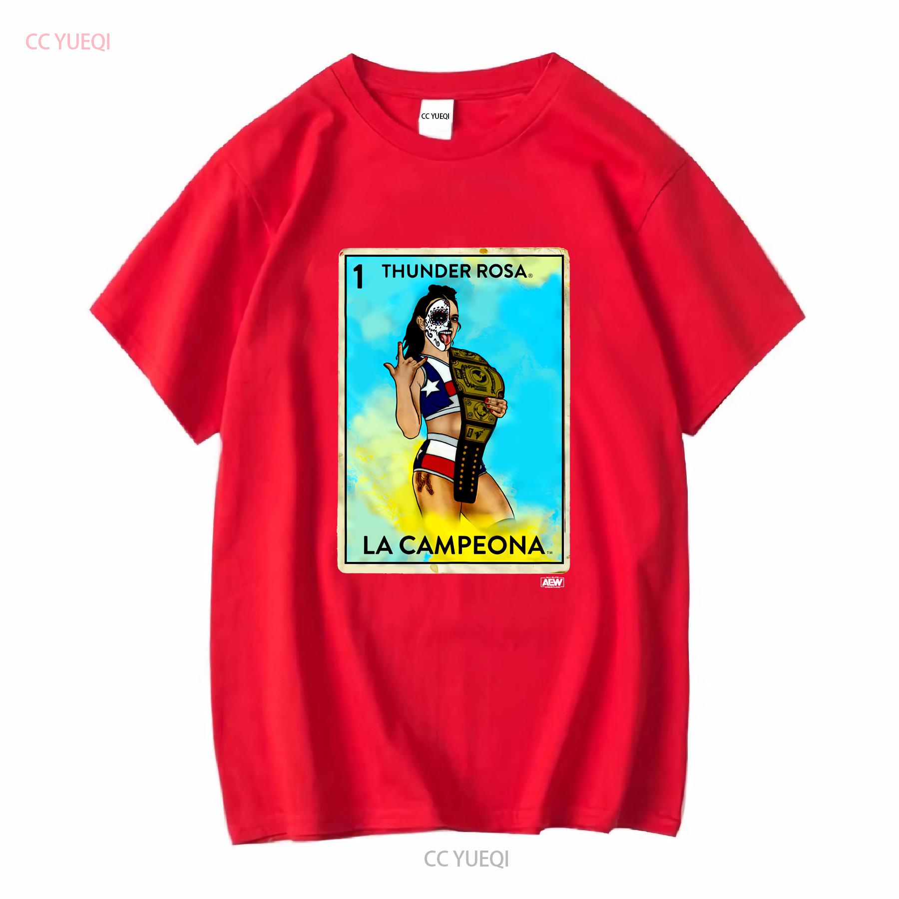 Thunder Rosa La Campeona AEW Official T Shirt long or short sleeves vintage Washed Top For Everyday Wear Breathable Unisex S
Thunder Rosa La Campeona AEW Official T Shirt long or short sleeves vintage Washed Top For Everyday Wear Breathable Unisex S