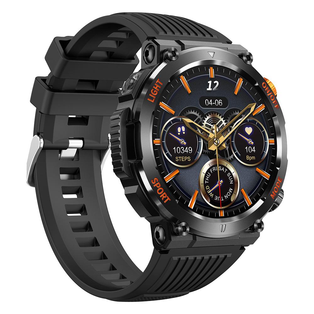 HT17 Smart Watch 1.46 HD Screen Waterproof Activity Tracker Bracelet with LED Flashlight Heart Rate Sleep Monitor Black
HT17 Smart Watch 1.46 HD Screen Waterproof Activity Tracker Bracelet with LED Flashlight Heart Rate Sleep Monitor Black