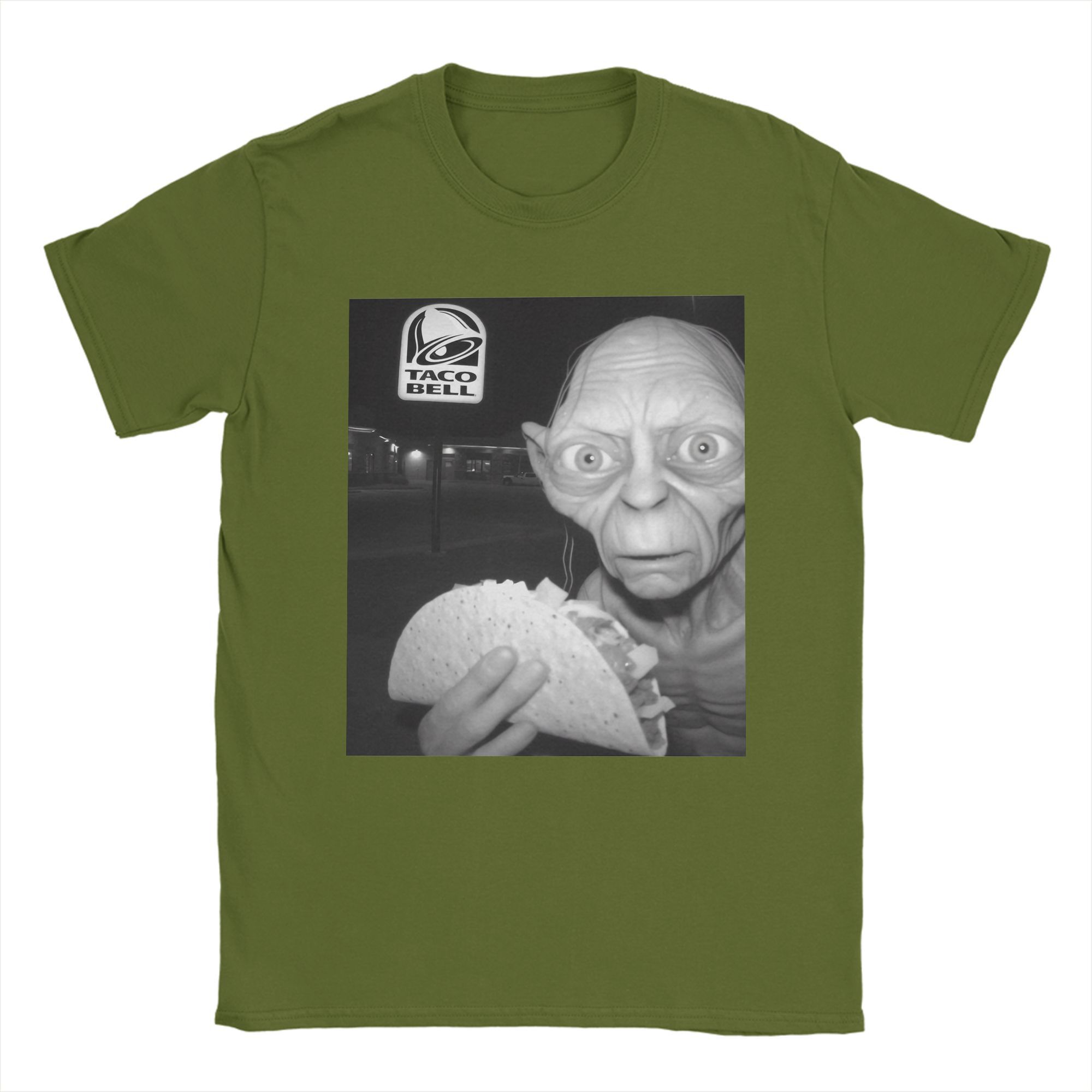 Men Gollum eating Taco Bell T Shirts L-Lords Of The R-Rings Cotton Clothing Leisure Short Sleeve O Neck Tees Gift Idea T-Shirts 4XL
Men Gollum eating Taco Bell T Shirts L-Lords Of The R-Rings Cotton Clothing Leisure Short Sleeve O Neck Tees Gift Idea T-Shirts 4XL
