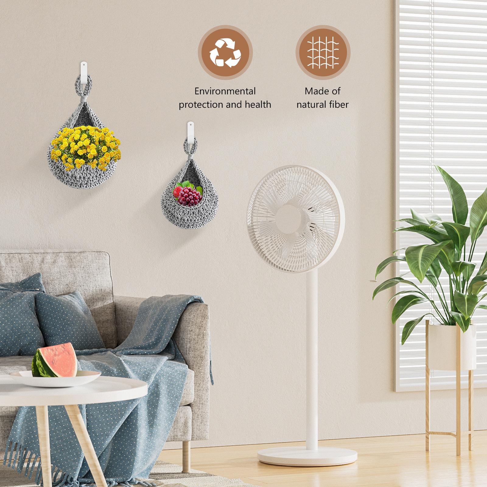 3pcs Storage Basket Waterdrop Hand-Woven Fruit Vegetable Hanging Basket (C) China Mainland
3pcs Storage Basket Waterdrop Hand-Woven Fruit Vegetable Hanging Basket (C) China Mainland