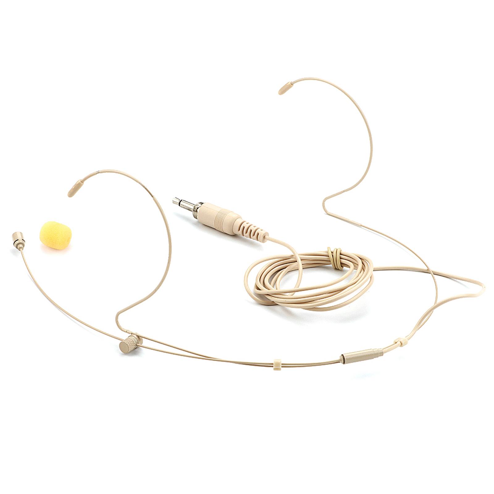 Headset Microphone Headworn Double Earset Over Ear Hanging Condenser Mic with 3.5mm Screw Locking Plug Easy to Use 1
Headset Microphone Headworn Double Earset Over Ear Hanging Condenser Mic with 3.5mm Screw Locking Plug Easy to Use 1