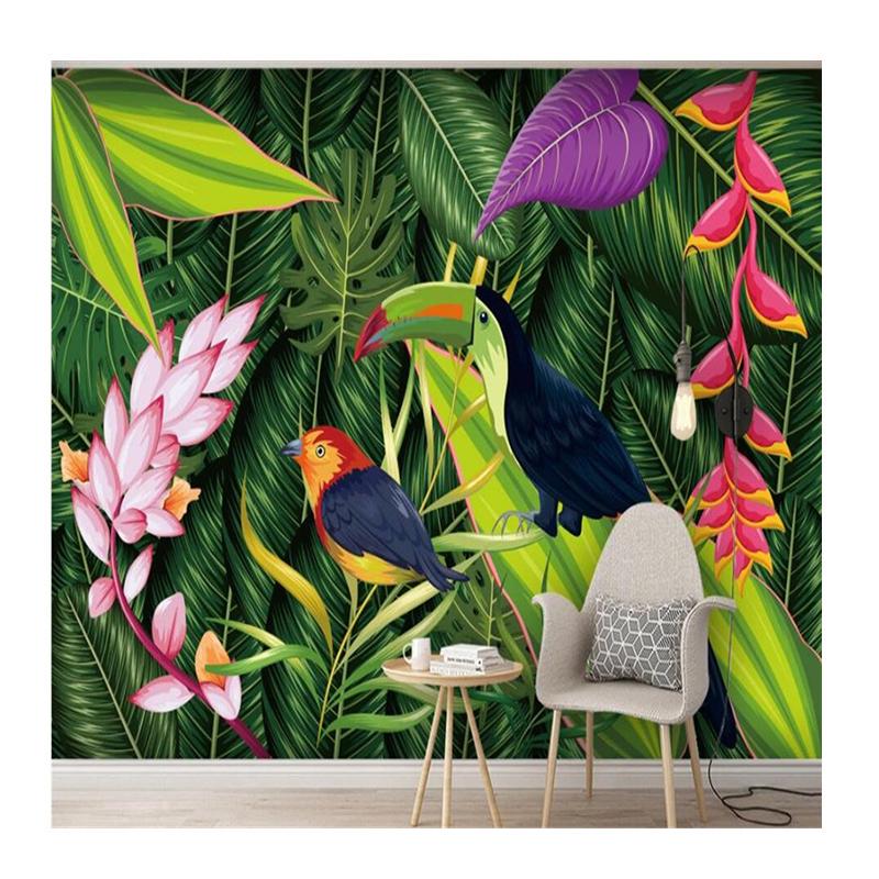 Tropical Wall Paper 3D Plant Flower and Birds Mural Wallpapers for Living Room Bedroom Decor Wallpaper 200 cm(W) x 140 cm(H)
Tropical Wall Paper 3D Plant Flower and Birds Mural Wallpapers for Living Room Bedroom Decor Wallpaper 200 cm(W) x 140 cm(H)