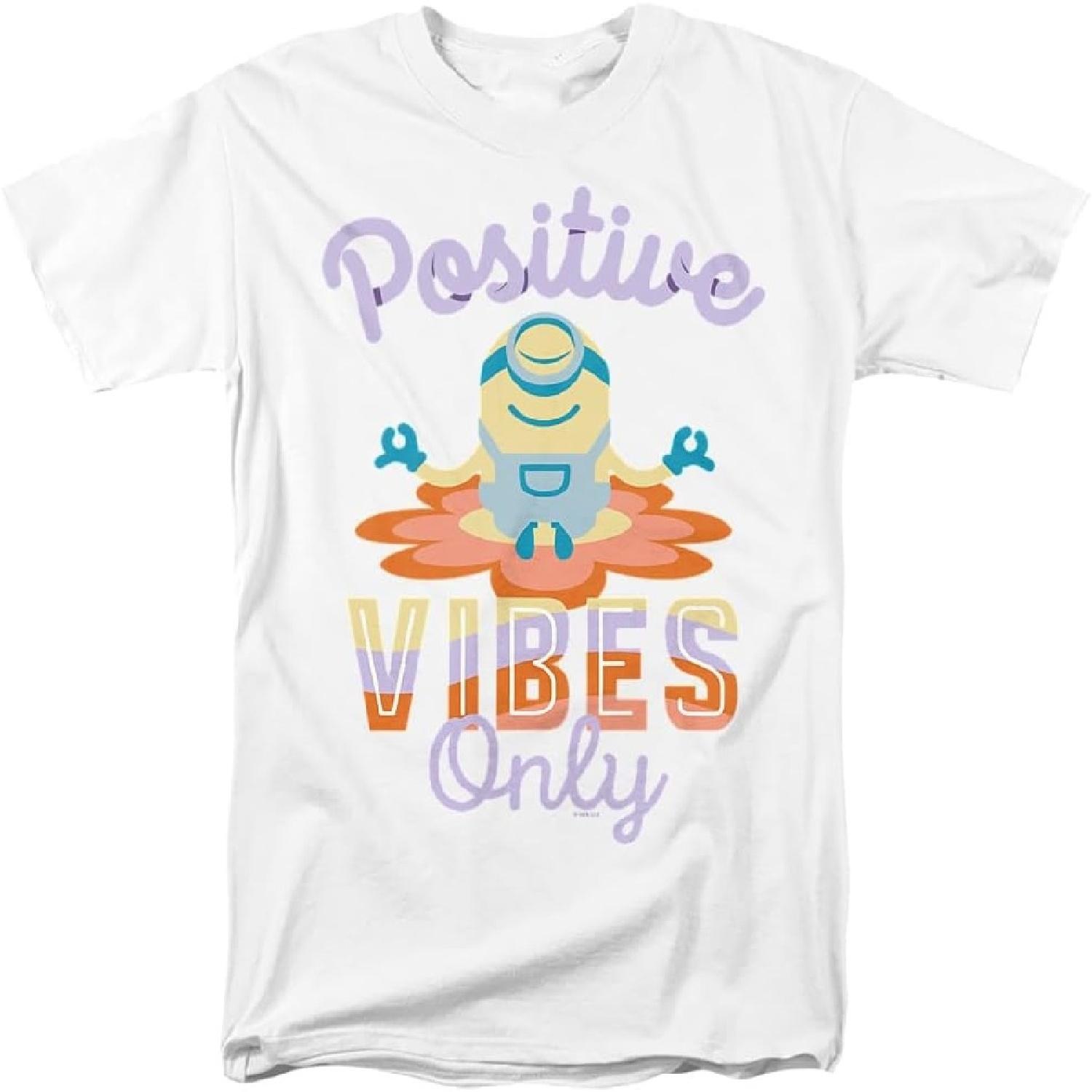 Minions Stuart Positive Vibes Only Unisex Adult T-Shirt White XXXXXL білий
Minions Stuart Positive Vibes Only Unisex Adult T-Shirt White XXXXXL білий